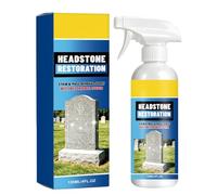Spray nettoyant restauration pierres tombales, Nettoyant universel pierre, Spray nettoyants monuments funéraires, Nettoyants monuments funéraires granit marbre saleté, rouille et crasse (1pcs)
