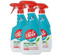 Spray nettoyant sans Javel - La Croix - Pack de 3 - 500ml chacun - Élimine 99,99% des bactéries