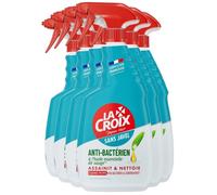 Spray nettoyant sans Javel - La Croix - Pack de 6 - 500ml chacun - Élimine 99,99% des bactériesl