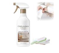 Spray nettoyant sans lavage 500 ml pour canapé, nettoyant pour canapé en microfibre, kit de nettoyage sans eau pour canapé en tissu, nettoyant pour sièges de voiture en tissu