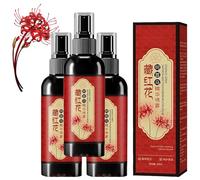 Spray noircissant pour cheveux au safran,sérum pour cheveux gris à cheveux noirs,laque pour cheveux au safran,sécheresse et frisottis,laissant les cheveux brillants et brillants pour hommes (3 Pièce)