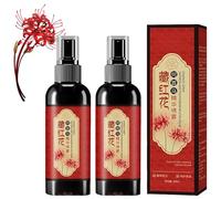 Spray noircissant pour cheveux au safran,sérum pour cheveux gris à cheveux noirs,laque pour cheveux au safran,sécheresse et frisottis,laissant les cheveux brillants et brillants pour hommes (2 Pièce)