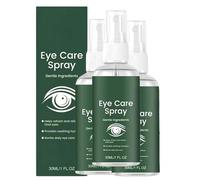 Spray oculaire à la lutéine (30 ml) - Brume hydratante douce aux extraits végétaux - Format nomade pour apaiser et réconforter le contour des yeux (travail sur écran, lecture) (3Pièce)