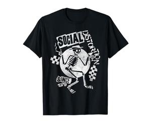 Spray officiel Social Distortion White Skelly T-Shirt