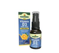 Spray oral quotidien de vitamine D3 Natures Aid (30 ml, saveur orange)