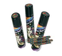 Spray pailleté et coloré pour cheveux - Idéal pour le carnaval - 30210