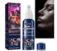 Spray Pailleté, Glitter spray, Paillettes Spray pour Corps Cheveux Vetement, Body Glitter Sprays, Laque Pailletée Cheveux Poudre Paillettes Corps Pour Visage, Cosmétique, Fête, Carnaval(60ml)