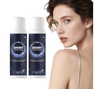 Spray pailleté pour cheveux et corps, spray pailleté pour le corps et les cheveux, Brume scintillante tout-en-un pour les fêtes et festivals, kit d'atomiseur à paillettes avec atomiseur (2 bouteilles)