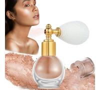 Spray Paillette Pour Corps et Visage,Huile Pailletée pour le Corps Bombe Paillette Cheveux Pour Strass Maquillage Festival Coachella Cosplay Rose