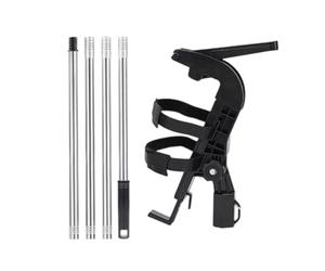 Spray Paint Extension Pole - Adjustable Angle Spray Can Trigger Handle | Telescopic Wand Paint Can Attachment Tool for Indoor Painting, Furniture, Refinishing, Door Frame Shelf