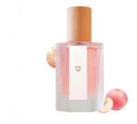 Spray parfumé, 50 ml, brume naturelle pour cheveux et corps, parfum rafraîchissant longue durée aux notes fruitées, boisées et florales, pour femme, usage quotidien (Peach)