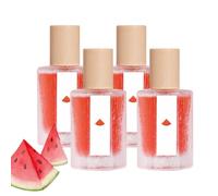 Spray Parfumé à La PêChe, Parfum PastèQue FraîChe Et PêChe FuméE, Brume Naturelle Pour Cheveux Et Corps à La Pê/Che, Parfum FéMinin Longue DuréE,Fragrance FruitéE RafraîChissante (4 PCS-Watermelons)