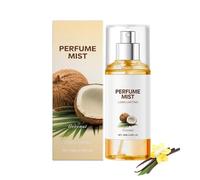 Spray parfumé pour femme à la noix de coco, avec brume parfumée à la vanille, parfum quotidien, spray longue tenue pour les cheveux et le corps, texture légère, de jour comme de nuit (1PCS)