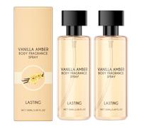 Spray parfumé pour le corps QPJUVC Vanille Ambre pour femmes et filles, brume parfumée longue durée pour les cheveux et la peau, parfum frais et élégant, format voyage 50 ml / 1,69 fl oz (2)