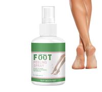 Spray Peeling Pieds - Spray Éliminateur Peaux Mortes Pieds 100ml,Éliminateur de Callosités Naturel pour Voyages Longs Salle de Sport Personnes Âgées Randonnée Adultes Métiers Extérieurs Trajets