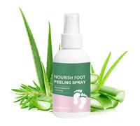 Spray Peeling Pieds | Spray Hydratant Exfoliant pour Pieds,100ml Liquide Nourrissant à l'Huile Instantané pour Soin Quotidien Détente Post-Sport Préparation Sandales Utilisation Domestique