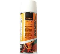 Spray peinture - FOLIA TEC - Blanc - 400 ml - Séchage rapide - Pour plastique et cuir synthétique