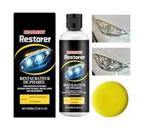 Spray Phares Auto - Polish Rénovateur, 100ml Anti-Rayures | Protection Berline Caravane Remorque, Entretien Automobile Voiture Accessoire, Restauration Clair Lumière, Produit Nettoyage Automobile