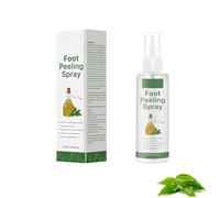 Spray Pieds Instantané 120 ml,Gommage Pieds à l'huile d'arbre à thé,Soin réparateur en profondeur,Exfoliation,Soin des pieds,Hydratation,Lissage et Douceur,Convient aux hommes et aux femmes (1Pièce)