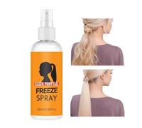 Spray pour cheveux - 100 ml - Spray texturant pour queue de cheval - Brume hydratante pour queue de cheval - Pour cheveux bouclés et abîmés - Pour cheveux secs et bouclés - Pour la maison, les voyages