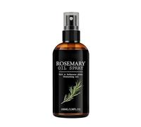 Spray pour cheveux au romarin | 100 ml d'huile de romarin hydratante et démêlante | Brume hydratante pour cheveux - Pour salon, voyage, voyage d'affaires, dortoir, pointes fourchues et pointes cassées