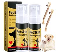 Spray pour Chiens, Spray réparateur pour la Peau des Chiens, Spray de Soin pour la Peau des Animaux, Une expérience rafraîchissante pour Vos compagnons à Quatre Pattes (2 flacons)