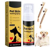 Spray pour Chiens, Spray réparateur pour la Peau des Chiens, Spray de Soin pour la Peau des Animaux, Une expérience rafraîchissante pour Vos compagnons à Quatre Pattes (1 Flacon)