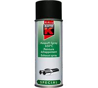 Spray pour Echappement Auto-K - Bombe Aérosol Spray de Peinture Résistante à la Chaleur Spéciale Echappement - Noir - 400 ml - Ref. 233099