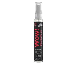 Spray pour fellation Wow fraise glacée