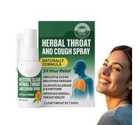 Spray pour la gorge Elvya, spray protecteur pour la gorge, puissant soutien et nettoyage des poumons, pour le nettoyage des poumons (1pcs)