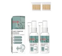 Spray pour la restauration auditive, Spray nettoyant pour cérumen, Sprays anti-acouphènes, Gouttes anti-cérumen, Gouttes pour l'élimination du cérumen, Gouttes pour les acouphènes (2pcs)