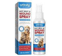 Spray Pour le Soin des Plaies Pour Chiens et Chats, 120 ml - Anti Demangeaison et Anti Allergie, Soulage les Infections et Irritations Cutanées Chez Tous les Animaux , Régénère Et Nourrit La Peau