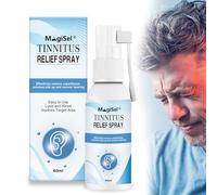 Spray pour le Traitement des Oreilles, Spray Anti-Acouphènes au Cérumen, Gouttes Auriculaires pour les Acouphènes, Spray Anti-Acouphènes pour le dos de Oreille, Spray Nettoyant pour le Cérumen, 60ML