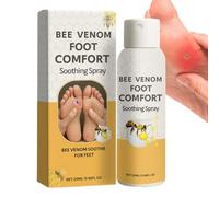 Spray pour les pieds 20 ml | Brume nourrissante pour pieds fissurés | Effet intense pour athlètes, adultes, femmes, hommes, personnes âgées après le bain, voyage