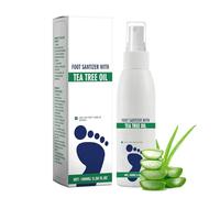 Spray Pour Les Pieds à L'Huile D'Arbre à Thé 100 Ml - Soin Des Pieds, Spray Efficace Contre Les Odeurs, Sp/ray De Soin Des Pi/eds à L'Huile D'Arbre à Thé Naturelle Et à L'Aloe Vera Odeurs (1 PCS)