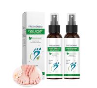 Spray pour les pieds à l'huile d'arbre à thé de 100 ml, pour hommes et femmes, désodorisant rafraîchissant pour les pieds pour le contrôle des odeurs, désinfectant naturel pour les pieds (2PCS)