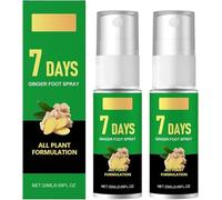 Spray pour les pieds au gingembre 7 jours : ce spray nourrissant au gingembre offre un soin rafraîchissant et durable, désodorise et hydrate rapidement, et apaise les pieds rugueux