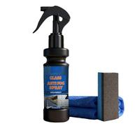 Spray pour lunettes, 120 ml, solution de nettoyage rapide pour vitres de voiture, anti-vent, anti-vent, spray de prévention pour voitures, camions, SUV, casques, vélos, RV, camping, quotidien