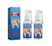 Spray Pour Maux de Dents,Spray de Soulagement la Douleur Dentaire,Mal Dents Gomme Douleur Sprays 2PC