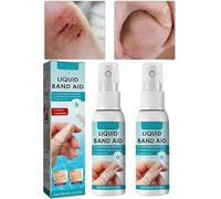 Spray pour pansement liquide, spray pour plaies imperméable, pansement adhésif protecteur transparent liquide, pour coupures mineures, égratignures, plaies et gerçures