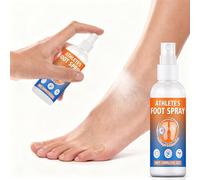 Spray pour Pieds Sportifs 30 ml, Soin d’Hygiène des Pied, Aide à Maintenir les Pieds Secs et Frais, Contrôle des Odeurs et Désodorisant Chaussures