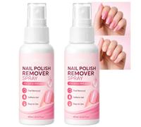 Spray pour Retrait de Gel, Dissolvant Gel pour Ongles, Spray Vernis Dissolvant, Formule Instantanée, Soin Ongles sans Acétone, Sans Trempage ni Enveloppement, Retrait Rapide, (2pcs)