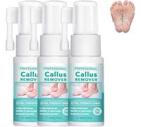 Spray professionnel anti-callosités extra fort, huile exfoliante pour les pieds, élimine les peaux mortes et les callosités des pieds