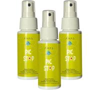 Spray Protecteur Anti - Moustiques - 100% Naturel -Aux Huiles Essentielles De Citronnelle,D'eucalyptus Et De Basilic - Idéal Pour Les Enfants - Fait À La Main En Italie (3x 50 Ml)