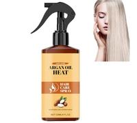 Spray protecteur de chaleur à l'huile d'argan, Spray anti-frisottis à l'huile d'argan du Maroc, Soin réparateur et protecteur thermique pour cheveux lissés, Hydratation et contrôle des (1pcs)