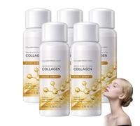 Spray Raffermissant Au CollagèNe Pour Le Visage, SéRum Visage Au CollagèNe En Spray, Lotion SéRum Repulpante Au Colla/gèNe Pour Le Corps Et Le Visage, CrèMe Hydratante Pour Le Visage (5 PCS)