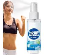 Spray rafraîchissant, instantané de la chaleur corporelle, solution de soin de la peau avec effet frais pour sport, excursions, activités quotidiennes en famille et amis