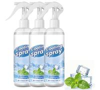 Spray rafraîchissant Mint Mists, spray rafraîchissant pour le corps pour l'été, soins quotidiens de la peau par temps chaud, sports, voyages et activités de plein air, cool non collant (3pcs)