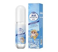 Spray rafraîchissant pour bouffées de chaleur, spray rafraîchissant pour vêtements, refroidissement rapide avec parfum de menthe - Corporel apaisant et apaisant de 100 ml, agent rafraîchissant, corps