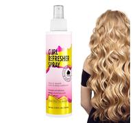 Spray rafraîchissant pour cheveux bouclés - 180 ml - Produit nourrissant - Spray coiffant pour boucles - Pour femmes, femmes, mères, journée à la plage, voyage, événements spéciaux, soirée